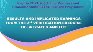 Nigeria COVID-19 Action Recovery and Economic Stimulus Programme - Results and Implications