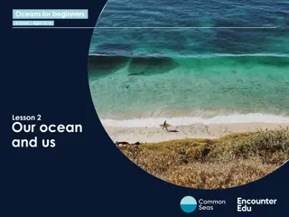 Ecological Goods and Services from Our Oceans