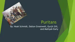 Insights into the Puritans: Beliefs, Practices, and Goals