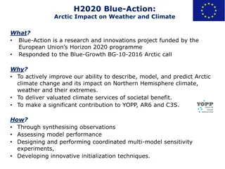 Blue-Action Project: Enhancing Arctic Climate Prediction and Adaptation