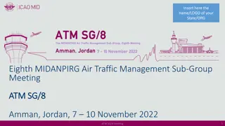 Eighth MIDANPIRG Air Traffic Management Sub-Group Meeting in Amman, Jordan