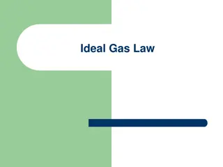 The Ideal Gas Law in Chemistry