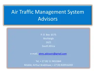 Air Traffic Management System Advisors Overview