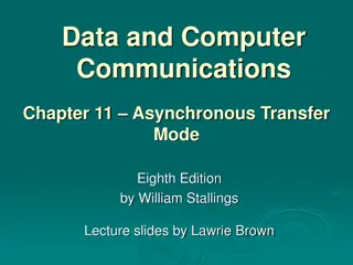 Asynchronous Transfer Mode (ATM) in Data and Computer Communications