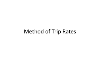 Trip Rates and Balancing Productions and Attractions in Urban Planning