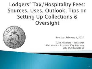 Lodging Tax Legislation Overview in Albuquerque