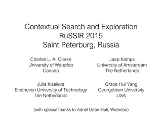 RuSSIR 2015 Hackathon: Data Exploration and Recommendations