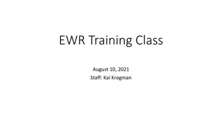 Latest Features and Updates in EWR Training Class and Gin Rebates