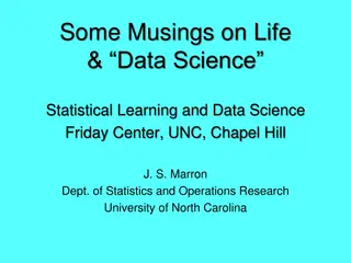 Insights into the World of Statistics and Data Science