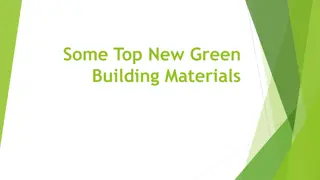 Top New Green Building Materials for Sustainable Construction