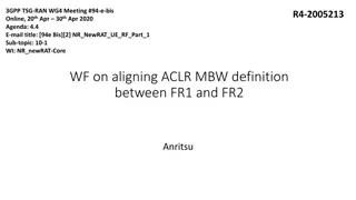 Analysis of ACLR MBW Definition Alignment Between FR1 and FR2 in 3GPP TSG-RAN WG4 Meeting #94-e-bis