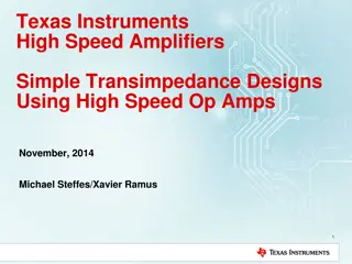 High-Speed Amplifiers: Design Techniques and Considerations