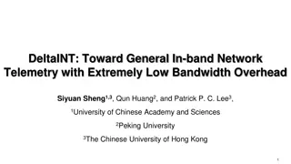 DeltaINT: General In-band Network Telemetry with Low Bandwidth Overhead