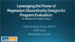 Harnessing RDD in Program Evaluation: An R Simulation