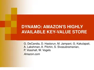 Amazon's Dynamo: Highly Available Key-Value Store Overview