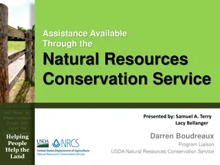 Conserving Louisiana's Natural Resources: USDA NRCS Assistance