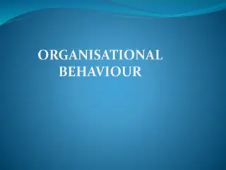 Understanding Organisational Behaviour and Personality in the Workplace