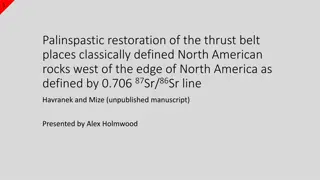 Evaluation of 0.706 87Sr/86Sr Line as Marker for North American Continental Edge