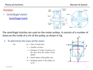 Theory of Machines and Centrifugal Clutches