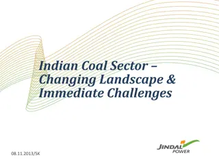 Challenges and Strategies in the Indian Coal Sector