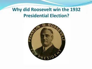 Roosevelt's Victory in the 1932 Presidential Election