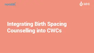 Integrating Birth Spacing Counselling into Child Welfare Clinics