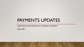 Chapman University Purchasing and Payments Guidelines