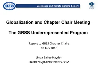 Geoscience and Remote Sensing Society Underrepresented Program Report