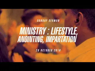 Practicing Ministry and Anointing in Christian Service