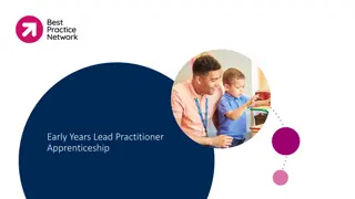 Early Years Lead Practitioner Apprenticeship Programme Overview