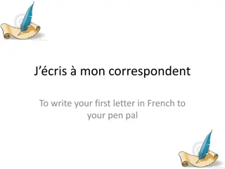 Top Tips for Writing Your First French Letter to a Pen Pal