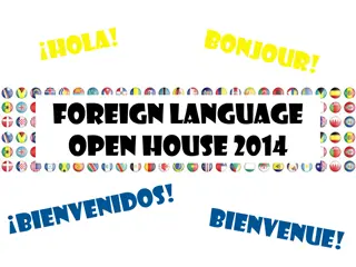 Foreign Language Class Information and Resources