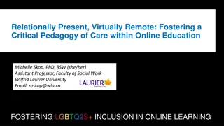 Fostering LGBTQ2S+ Inclusion in Online Education