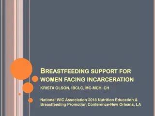 Supporting Incarcerated Women in Breastfeeding