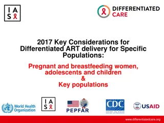 Key Considerations for Differentiated ART Delivery for Specific Populations