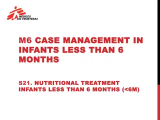 Nutritional Treatment Guidelines for Infants Less Than 6 Months