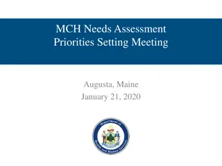 Maternal and Child Health Needs Assessment Meeting in Augusta, Maine