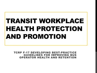 Improving Bus Operator Health and Retention Through Best Practices