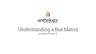 Understanding a Bus Matrix Analytics in Power BI