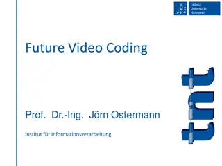 Future Video Coding Technology and Applications