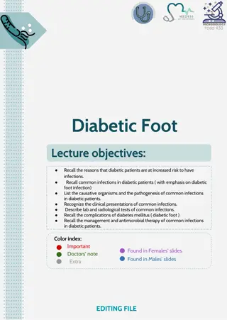 Diabetic Foot Infections and Associated Risks