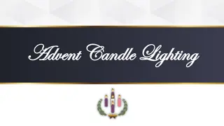 Advent Candle Lighting and Reflections