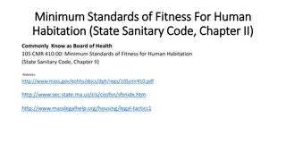 Minimum Standards of Fitness for Human Habitation Regulations in Massachusetts