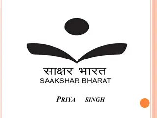 Saakshar Bharat: Empowering Adults through Functional Literacy