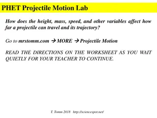 Explore How Variables Affect Projectile Motion