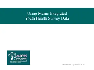 Insights from Maine Integrated Youth Health Survey Data Analysis