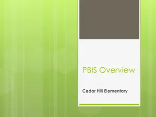 PBIS: Positive Behavior Supports at Cedar Hill Elementary