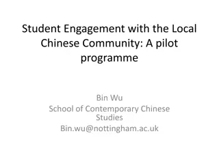 Enhancing Student Engagement with the Local Chinese Community