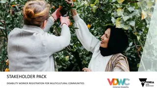 Multicultural Disability Worker Registration Communication Pack