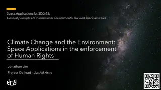 Exploring the Intersection of Human Rights and Space Applications for Environmental Sustainability